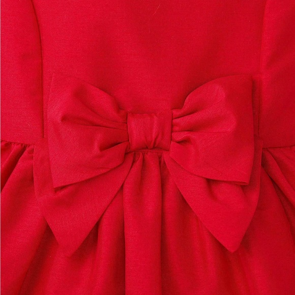 Hope & Henry girl’s Taffeta high low red dress - Picture 7 of 8